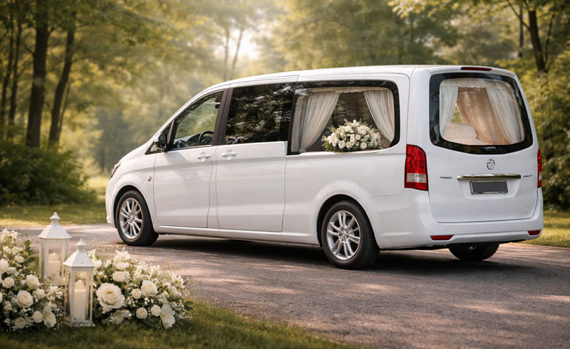 Dead body transport service vehicle